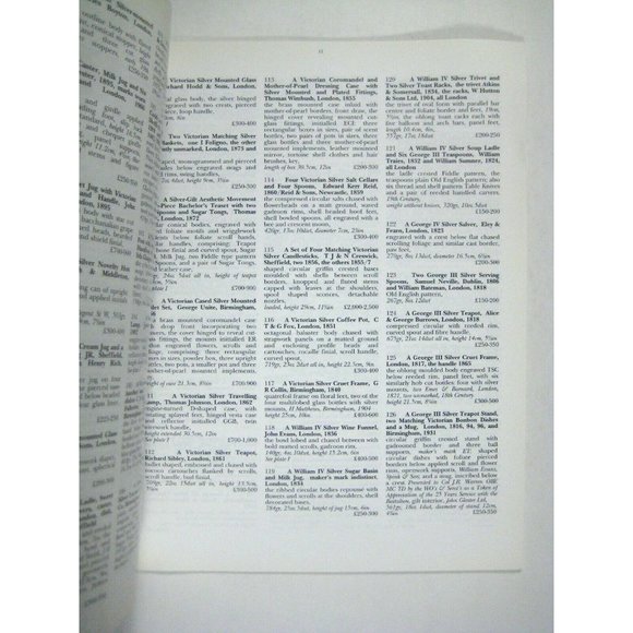 Sotheby's Auction Catalog 1996 English Continental Silver Count Wilhelm Redern - Picture 4 of 6